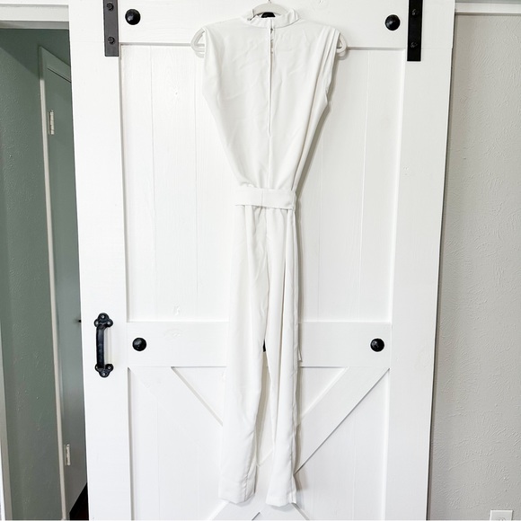 Amanda Uprichard Fabienne Jumpsuit in Ivory White Size XS - Picture 3 of 5